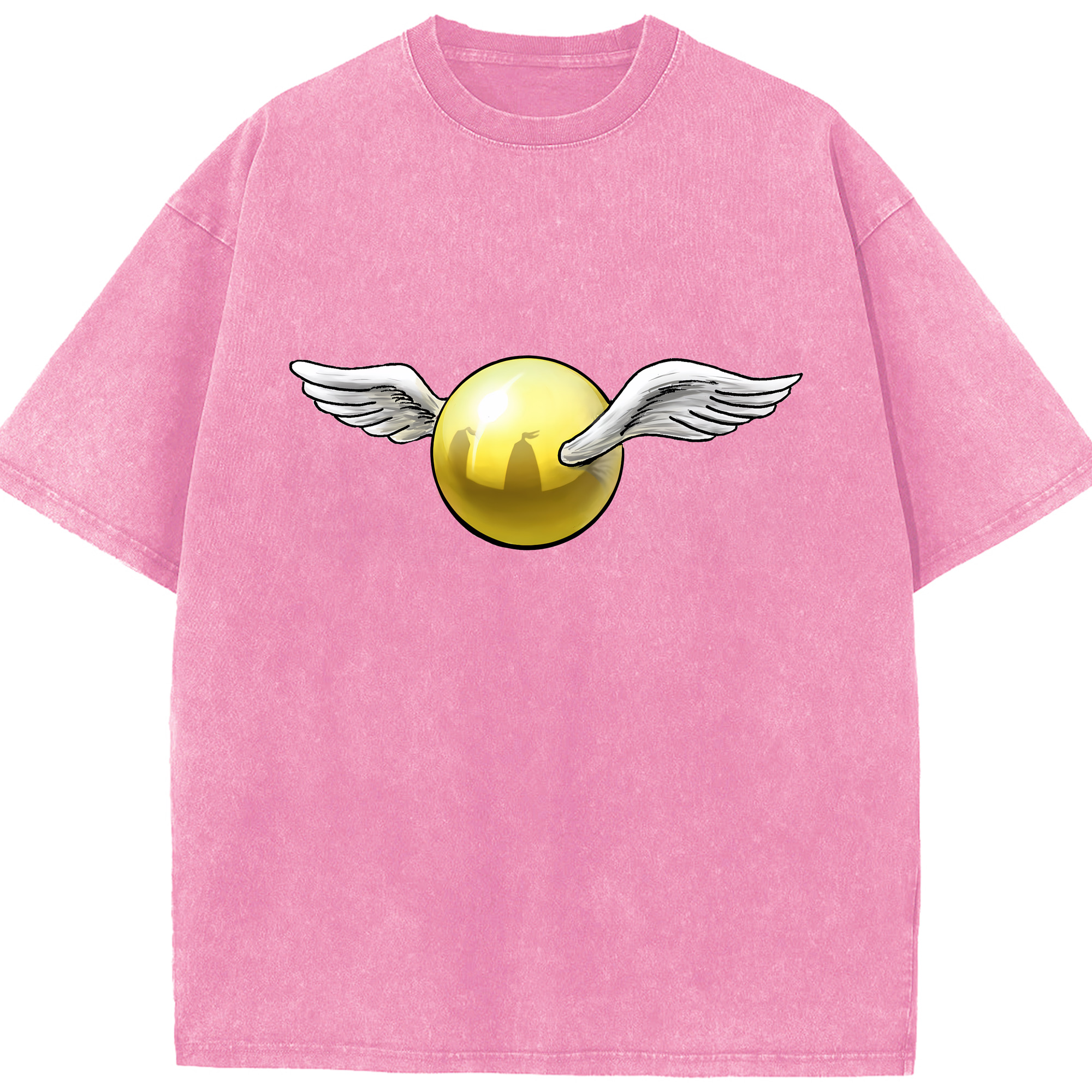 （画像用） Harry Potter ハリー・ポッターシリーズ 綿100% ヴィンテージ風 半袖Tシャツ（フロントプリント）